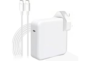 FIVEBOX 96W Super Fast Charger, Mac Book USB C charger, MacBook Pro Charger, USB - C laptop power adapter, compatible with MacBook Pro 16,15,14,13 inches, MacBook Air 13 inches, iPad Pro 12.9,2M Cable