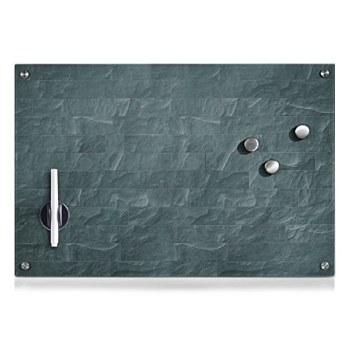 ROLLER Magnettafel - anthrazit - Glas - beschreibbar - 60x40 cm