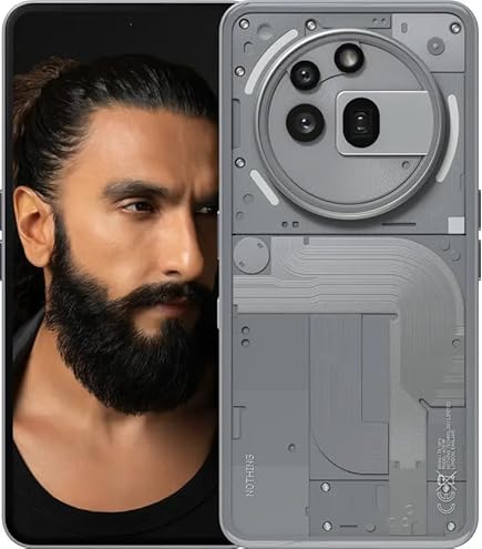 nothing phone 2 8+128GB グレー Nothing फोन (2) (गहरा ग्रे, 128 जीबी) (8 जीबी