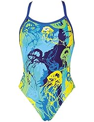 Arena Underwater One Piece Bañador, Mujer, Azul (Royal / Royal), 42