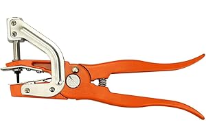 Farm & Ranch hydraulique d'oreille Tag Pince Applicateur pour bétail Vache Cochon chèvre Mouton Instruments Outil universel Tagger Puncher Pince ferme Fournitures