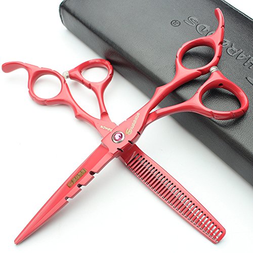 6 inch Japan 440c Sharp Professional Hairdressing Scissors 17.5 Hairdresser Hair Cutting and Hair thinning Dedicated… - Image 5