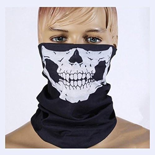 URChic 1Pcs Seamless Versatile Magic Scarf Music Festivals Raves Riding Outdoors Riding Masks Warm Bibs Pagoda Hall Props Skulls Face Towels
