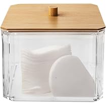 Wattestäbchen-Spender 4er-Set – Acryl-Box Mit Deckel Für Kosmetik-Organisation
