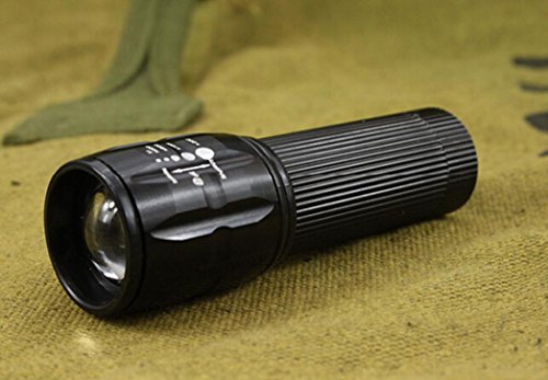 Holeider Taschenlampe IPX-55 Wasserdicht Wiederaufladbar LED Lampe Taktisch Draussen - 4