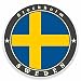 Produktbild 2 x Stockholm Schweden Vinyl Aufkleber Aufkleber Laptop Auto Reise Gepäck Label Tag # 9502 - 10cm/100mm Wide