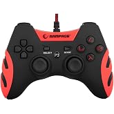 Rampage SG-R218 PS3/PC X INPUT Kırmızı USB 1.8m Joypad