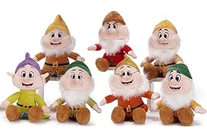 UKTOYWORLD Seven Dwarf Soft Toys 12 Inch Set of 7 Dwarfs Disney 30 cm Plush Toys