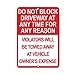 Produktbild MNUT Metallschild Warnschild No Trespassing Not A Public Hiking Trail Activity Schild 30,5 x 40,6 cm, P758, 12X16 INCHES