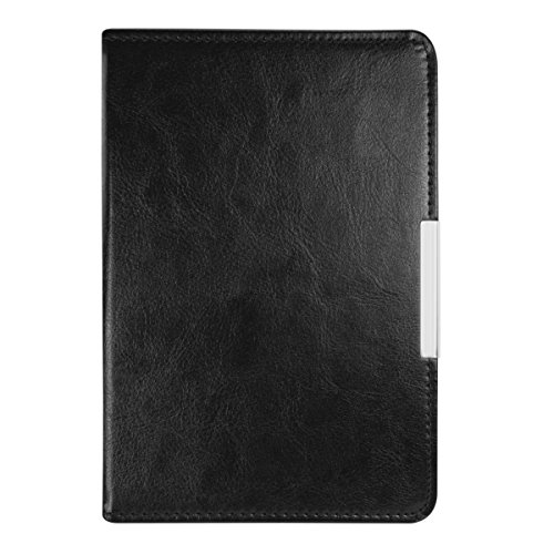 kwmobile Hülle für Tolino Shine / Page – Flipcover Case eReader Schutzhülle – Bookstyle Klapphülle Schwarz - 2