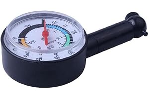 Luxylei Calibrador De Presión De Neumáticos, Prueba De Vehículo De Manómetro De Aire De Servicio Pesado para Camiones De Automóvil Herramienta De Medición De Neumáticos