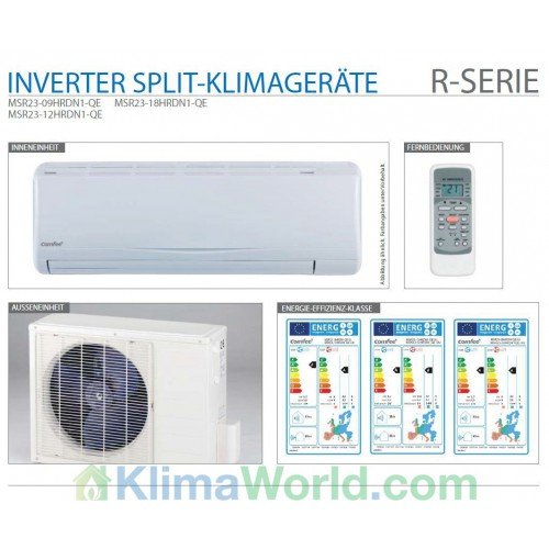 Split Klimaanlage DC Inverter 2,8 kW MSR23-09HRDN1-QE Comfee Komplettset - 3