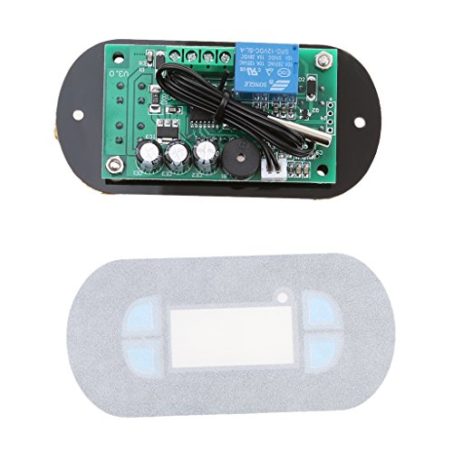 MagiDeal DC 12V Elektronik Thermostat Temperaturregler Xh-w1308 Diy – Rot - 5