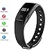 Produktbild ARCHEER Smart Armband, Sleep und Herzfrequenzmesser Bluetooth 4.0 Wasserdichte Gesundheit Wristband Smart Uhren Fitness Tracker für Männer und Frauen Kompatibel mit Android und IOS iphone (schwarz)