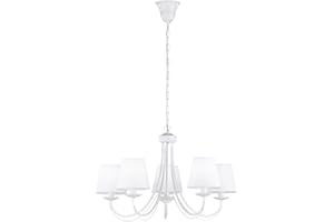 TRIO LIGHTING FOR YOU Trio Lighting Cortez - Lámpara colgante E14, 28 W, 66 x 66 x 150 cm, color blanco