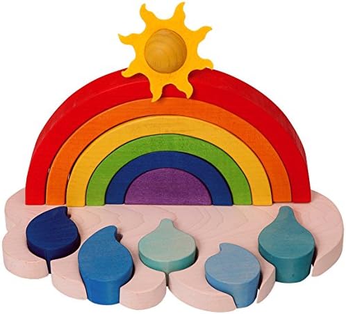 Wooden Educational Toys - Rainbow Jigsaw Puzzle