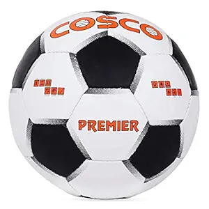 Cosco Premier cotton Football, Size 4, White/Black