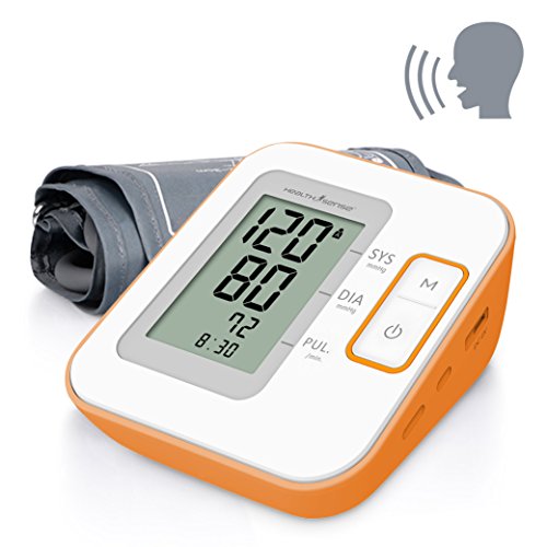 Healthsense BP100 Heart Mate Classic Fully Automatic Digital Talking Blood Pressure Monitor (White/Orange) RS.1149 (54.00% Off) - Amazon
