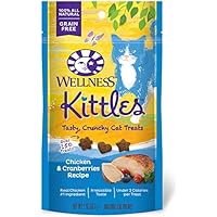 Wellness KITTLES Cat Treats crujiente natural sin grano, 2-Ounce bolsa