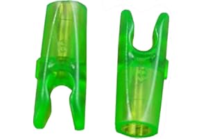 ACCMOS 60pcs Plastic Arrow Pin Nock Size L and Size S for ID 4.2mm ID 6.2mm ID 3.2mm Shaft Arrow Tails Replacement Nocks, Archery DIY Arrows Accessory