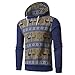 Produktbild Herren Weihnachten Hoodie,TWBB Christmas Hirsch Drucken Kapuzenpullover Sweater Pullover Winter Mantel Outwear Sweatshirt Hemd Lange Ärmel