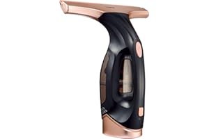 Tower T131001BLG Cordless Vac Window Cleaner with Rechargeable Battery, 150ml Water Tank, 20W, Black and Rose Gold