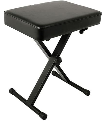 Adjustable Piano Bench Stool with Quick Adjustment in Mahogany Adjustable Piano Bench Stool with Quick Adjustment in Mahogany
