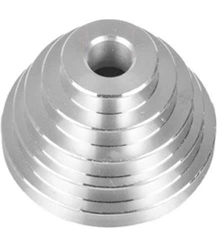 Alluminio A Tipo 5 Step Pagoda Puleggia Ruota 150mm Diametro Esterno 14mm A 28mm Alesaggio Per Cinghia Di Distribuzione A Forma Di V - 5