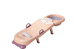 Amtang Sedia per shampoo per bambini Bambini Lavaggio dei capelli per bambini, seggiolino per bagnetto con lavandino Regali per docce in gravidanza (rosa)