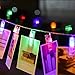 Produktbild Atcket 20 LED-Foto-Clips String Lights Indoor / Outdoor, Weihnachtsbeleuchtung, batteriebetrieben, 10 Ft, 20 LED Clips Lichter, mehrfarbig - f¨¹r hngende Fotos Paintings Bilder Karte und Memos (Mehrfarbig)