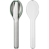 Mepal - &Ccedil;atal Bı&ccedil;ak Takımı 3 Par&ccedil;alı Ellipse - Yolculuk i&ccedil;in &Ccedil;atal Bı&ccedil;ak Seti - Bir Bı&ccedil;ak, &Ccedil;atal ve Kaşıktan Oluşur - Seyahat