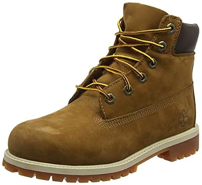 Timberland - Premium Boot - Mixte Junior, Beige (Bianco), 36 EU