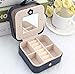 Produktbild SALLYSKY Tragbare Prinzessin Schmuckschatulle Reise Ohrringe Ohrstecker Ring Hand Schmuck Aufbewahrungsbox Kleine Einfache 11 * 11 * 5,8 cm, B