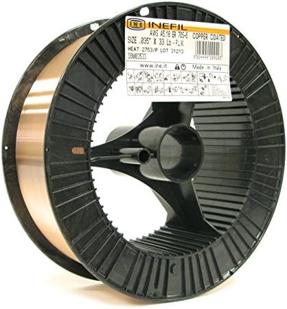 INEFIL ER70S-6 .035-Inch on 33-Pound Spool Precision Layer Wound Carbon Steel Mig Solid Welding Wire