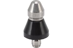 TOPINCN G1/4 Myjka Ciśnieniowa Dysza do Strumienia Kanalizacyjnego, Czyszczenia Rur ze Stali Nierdzewnej, Udrażniacza Rur - Akcesoria