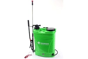 Set de Pulverizador 16 litros Manual y a Bateria 12V 8Amp + Llavero Bricolemar de Regalo (Pulv. a Batería 16L)