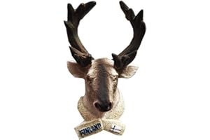 WEDARE MAGNET SOUVENIR Calamita da frigorifero 3D con alce in Finlandia, regalo per la casa e la cucina, decorazione per frigorifero Finlandia
