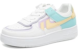 DEBAIJIA Sneakers Femme Baskets Chaussures De Course Blanc Chaussures Sport Running Décontractées Confortables EU