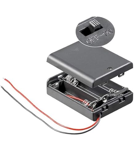 Portabatterie Con Fili Per 3 Pile Stilo AA - Scatola Contenitore Per Arduino E Progetti Elettronici - Foto 2