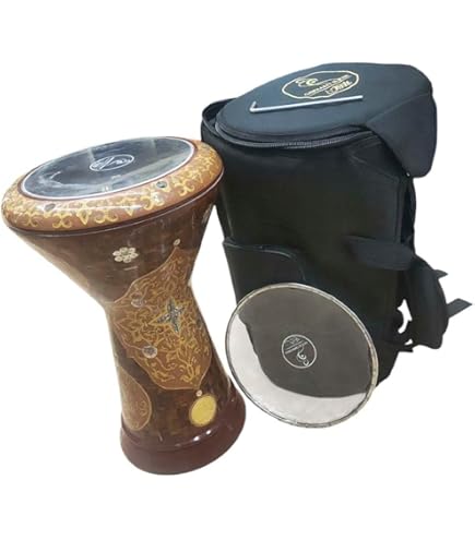 Wambooka Diamond Darbuka Drum with 8.75 inch Head, with