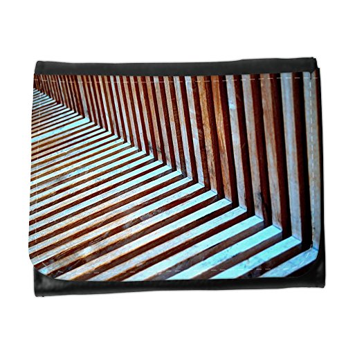 Preisvergleich Produktbild Portemonnaie Geldbörse Brieftasche / / M00153764 Holzplatten Leisten Hintergrund Bench / / Small Size Wallet