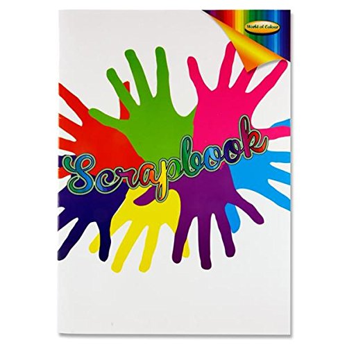 Premier StationeryWorld of Colour A3 Scrapbook, Assorted Coloured Paper, For School, Office & Home, Ideal for Art & Crafts, Scrapbook Paper (Craft Book - 72 Art Paper)