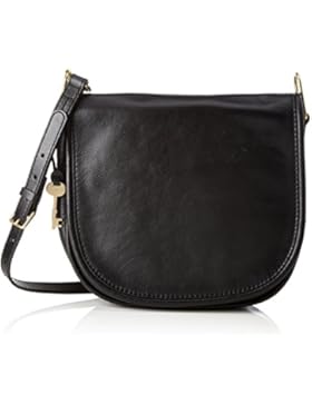 Fossil Damen Rumi Umhängetasche, Schwarz (Black), 7.5 x 23 x 26.5 cm