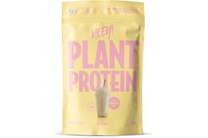 Heey! Veganskt Proteinpulver, 27 g Protein per Portion, med Vitamin B12, Vaniljsmak (500 g, Vanilj)