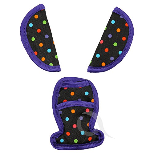 BELTS PADS SHOULDER STRAP AND CROTCH COVER fits MAXI COSI Cabriofix Cabrio car seat (1-3-violet)