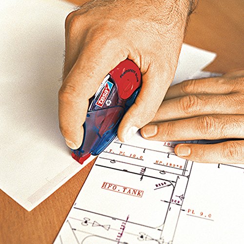 Tesa 59100-00005-06 - Roller adhesivo permanente recargable con punta flexible  14 m x 8 4 mm 
