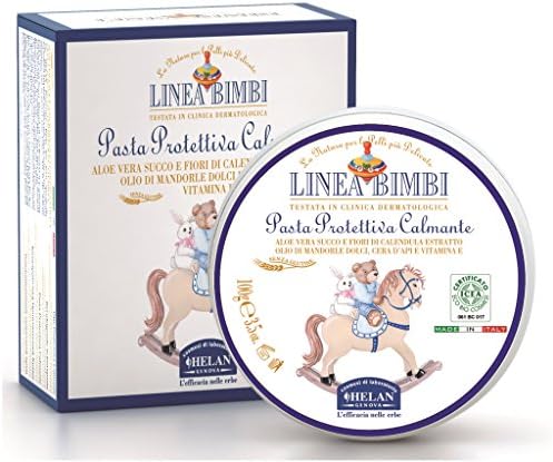 Linea Bimbi Nappy Rash Cream Soothing Protective Certified Organic 98% Natural Dermatology Tested 100g