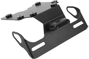 Tail Number Plate Holder, Motorcycle Tail Number Plate Holder Replacement Aluminum Alloy Exhaust For Tenere 700/Rally XTZ700