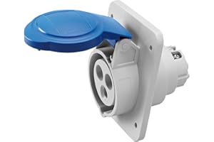 GEWISS 62205H PRESA FISSA CEE DA INCASSO A 10 2P+T 16A 200-250V 50/60HZ - IP44