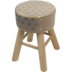 Hocker Sitzhocker Fußhocker Polsterhocker mit Holzbeinen ...